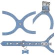 画像4: バディーベルト ハーネス 4号 ダンガリー スワロフスキークリスタル付 Dungaree buddy-belts buddybelts バディーベルト卸販売 バディベルト卸販売 バディーベルト正規輸入代理店 正規店 (4)